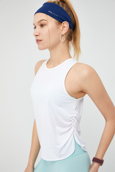 BreeLite™ High Neck Workout Tank Top - SALTUM SPORTS