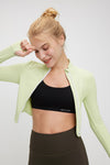 FlexEase™ Long Sleeve Cropped Jacket - SALTUM SPORTS