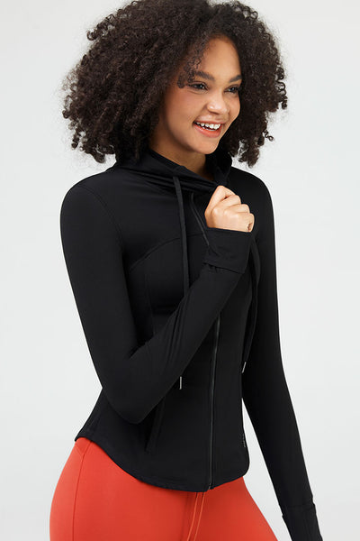 FlexEase™ Full Zip Hooded Define Jacket - SALTUM SPORTS