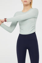 Women's Long Sleeve Yoga Tops - SALTUM SPORTS