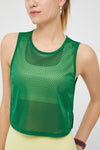Women's Sleeveless Mesh Tank Top - SALTUM SPORTS