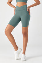 FlexEase™ V-waist Biker Short with Hidden Pocket - SALTUM SPORTS