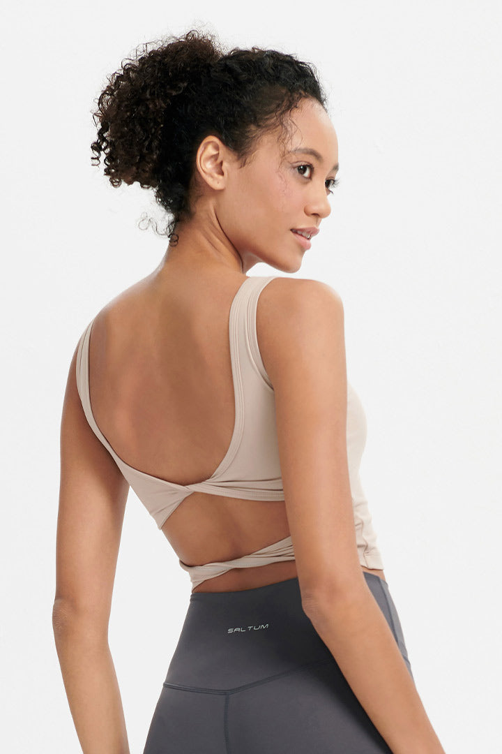 Criss Cross Strappy Tank Top - SALTUM SPORTS
