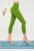 FlexEase™ Middle Waist Legging with Pockets - SALTUM SPORTS