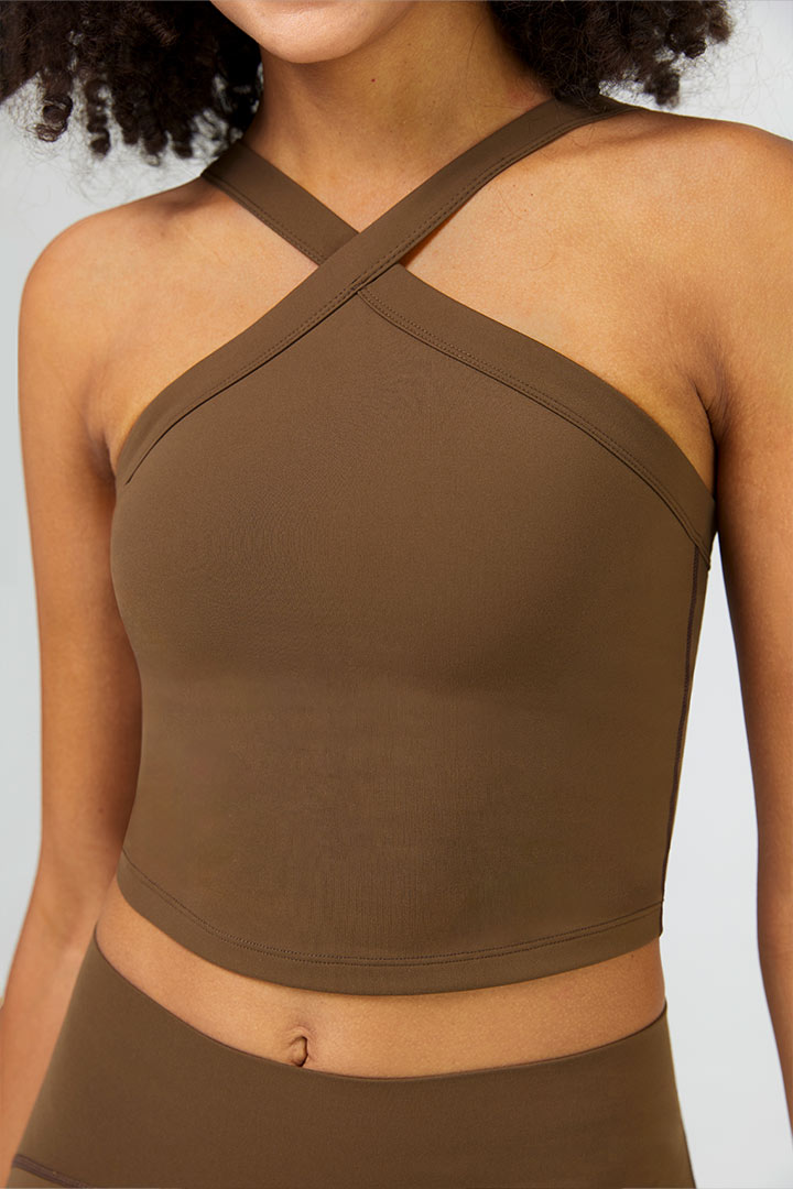 FlexEase™ Women's Criss Cross Tank Top - SALTUM SPORTS