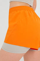 Women's 2 in 1 Biker Swim Running Tennis Basketball Gym Athletic Sports Short with Pockets - SALTUM SPORTS