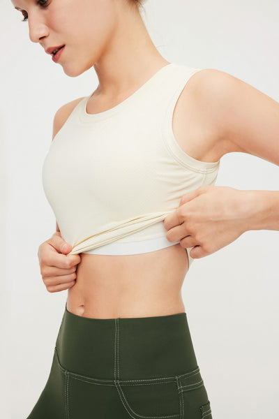 Anti-UV Cropped Tank Top for Women - SALTUM SPORTS