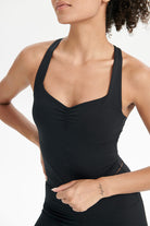 Saltum Align Tank Ruched Gathered-Front Top