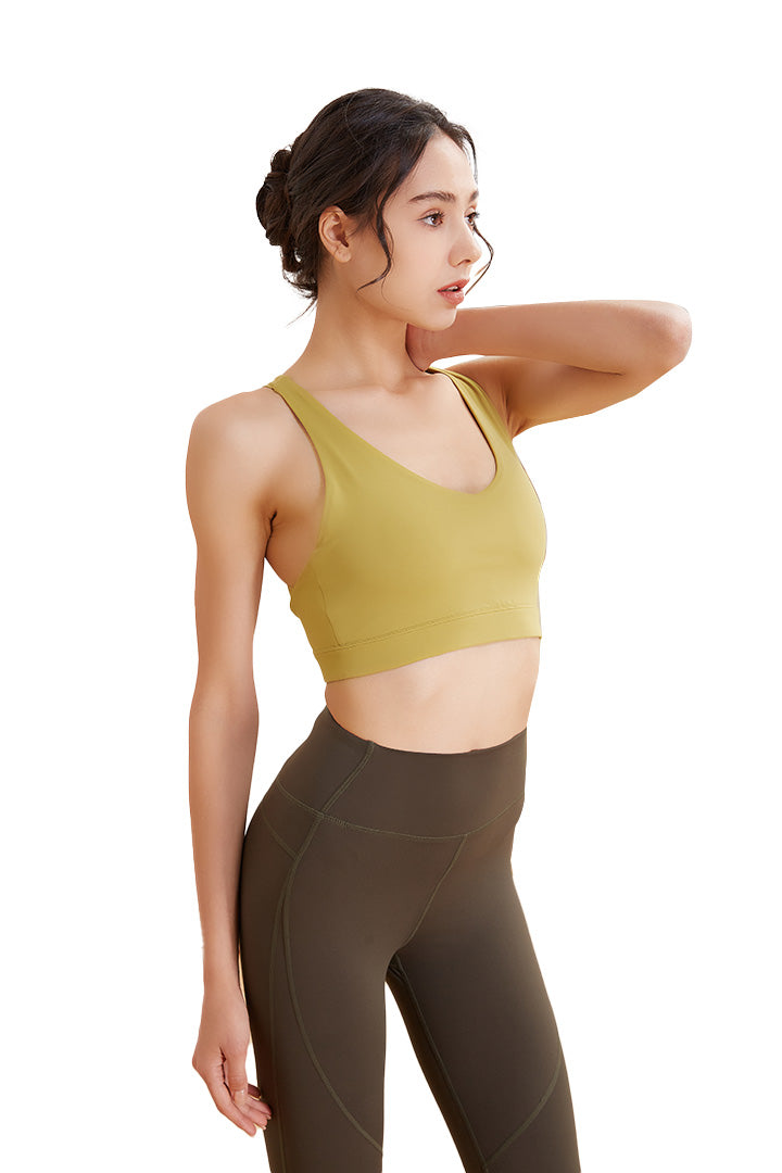 Strappy Sports Bra SALTUM Like a Cloud Longline Bra