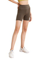 High Waist Running Short Women High-Waist Biker Shorts