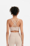 Strappy Cross Back Sports Bra - SALTUM SPORTS