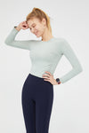Women's Long Sleeve Yoga Tops - SALTUM SPORTS