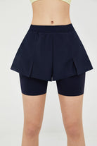 Sustainable High Waist Swim Workout 2 In 1 Short - SALTUM SPORTS