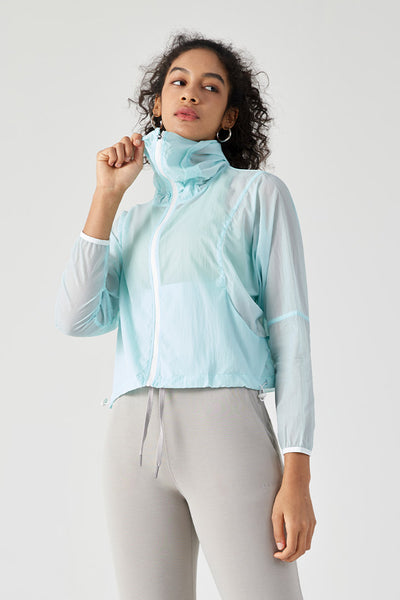 Saltum - Lightweight UV Protection Jacket with Hood for Women - SALTUM SPORTS