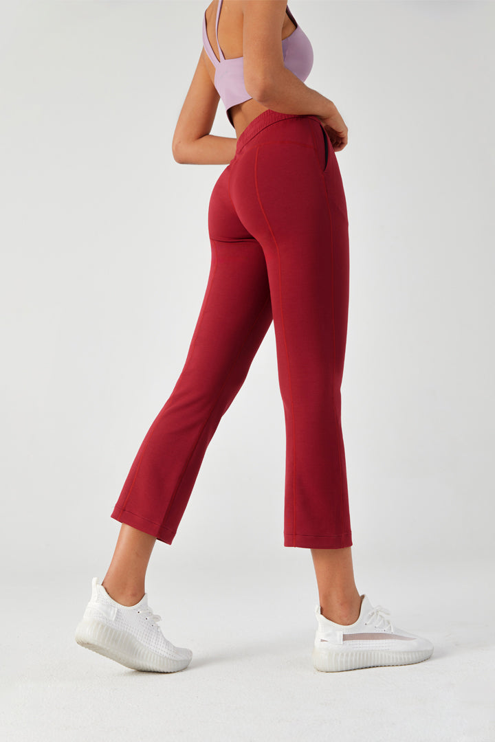 Saltumsports.com Tank Top & Tummy Control Drawstring Flare Set 7 8 leggings LULU ALO