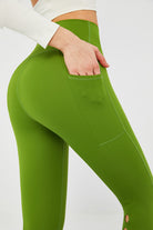 FlexEase™ Middle Waist Legging with Pockets - SALTUM SPORTS