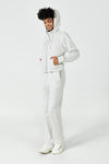 Cropped Zip Hoodie & Straight Leg Sweatpant Set - SALTUM SPORTS