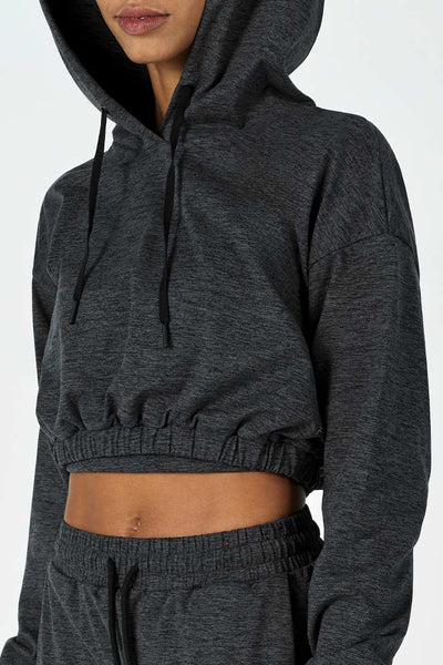CloudFleece™ Cropped Pullover Hoodie - SALTUM SPORTS