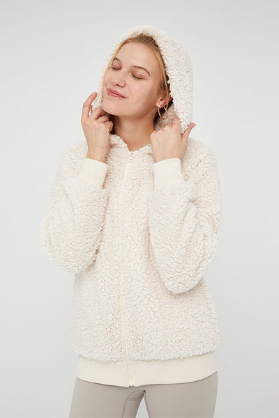 Hooded Sherpa Jacket - SALTUM SPORTS