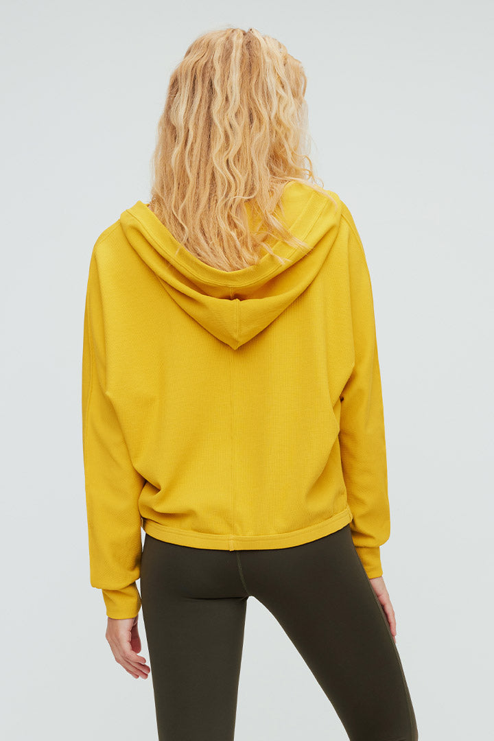 Women's Hooded Workout Sweatshirt with Kangaroo Pockets - SALTUM SPORTS