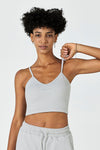 CloudFleece™ Adjustable Cropped Cami Tank - SALTUM SPORTS