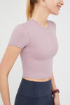Crop Finesse Short Sleeve - SALTUM SPORTS