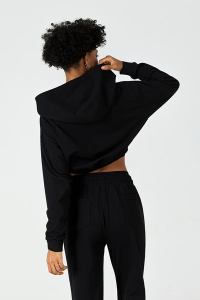 CloudFleece™ Cropped Pullover Hoodie - SALTUM SPORTS
