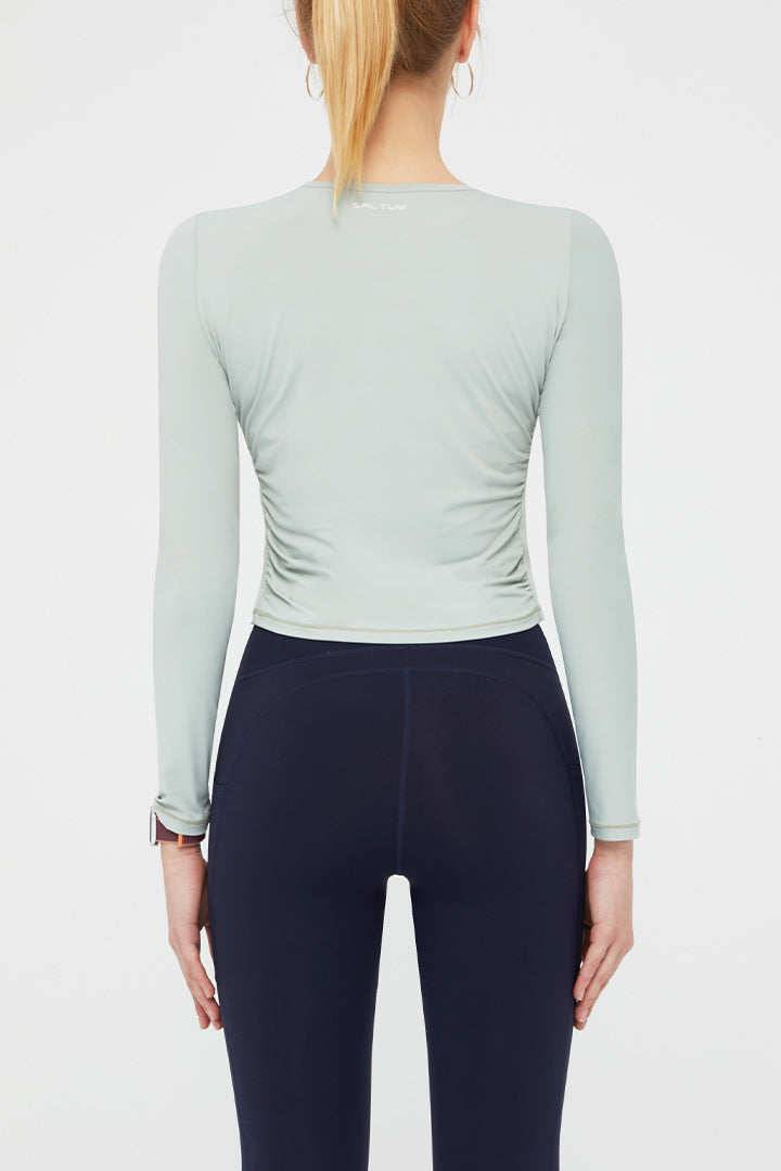 Women's Long Sleeve Yoga Tops - SALTUM SPORTS