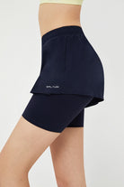 Sustainable High Waist Swim Workout 2 In 1 Short - SALTUM SPORTS
