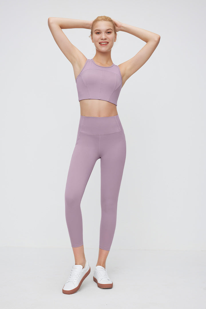 HiTense™ 7/8 High Waist Legging with Side Mesh - SALTUM SPORTS
