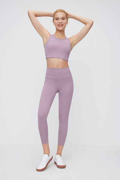 HiTense™ 7/8 High Waist Legging with Side Mesh - SALTUM SPORTS