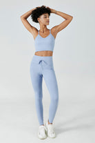 CloudFleece™ High-Waist Drawstring Legging - SALTUM SPORTS