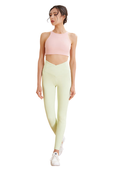 Women's Crossover High Waisted Legging - SALTUM SPORTS