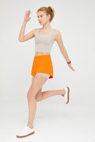 Women's 2 in 1 Biker Swim Running Tennis Basketball Gym Athletic Sports Short with Pockets - SALTUM SPORTS