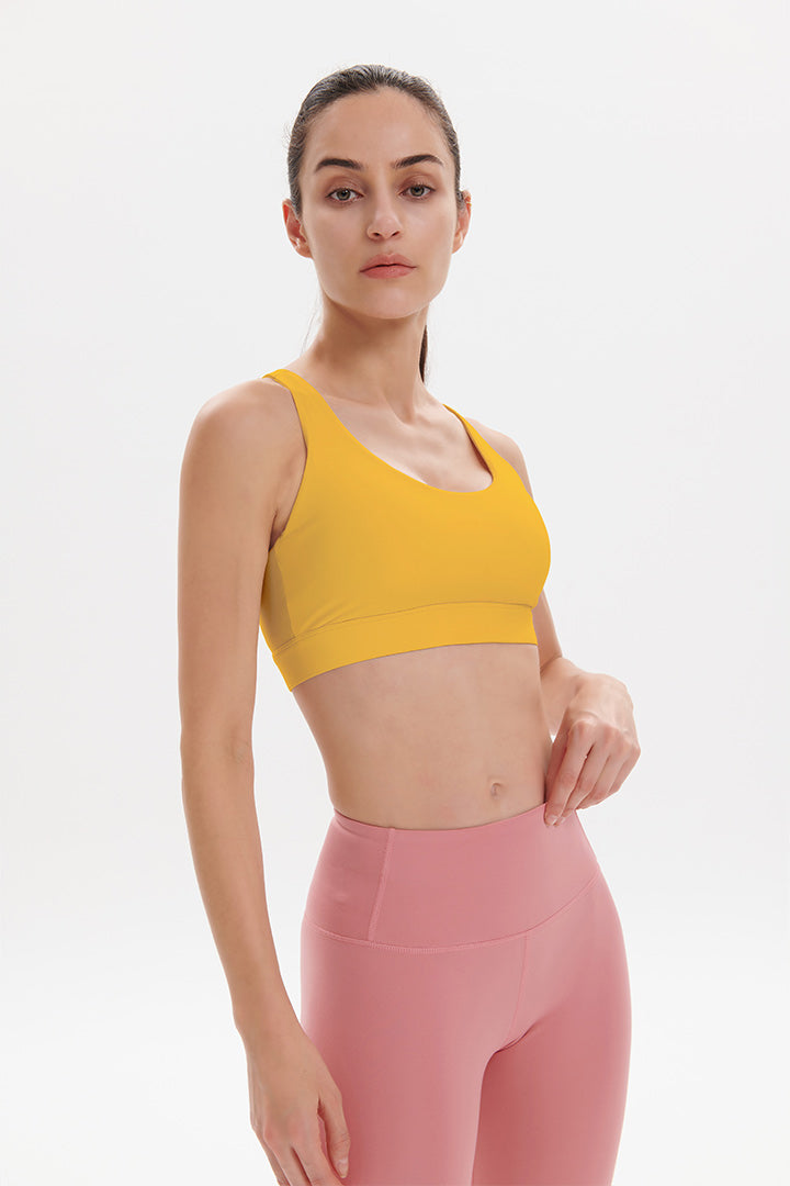 Cross Back Sports Bra - SALTUM SPORTS