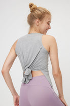 Workout Tie Knot Tank Tops for Women - SALTUM SPORTS
