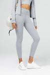 7/8 High Waisted Tummy Control Compression Legging - SALTUM SPORTS