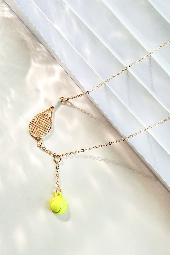 Saltum - Tennis Racquet Necklace saltumsports.com