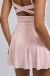 Sheer Mesh Pleated Skirt - SALTUM SPORTS