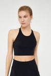 Strappy Cross Back Longline Tank Top - SALTUM SPORTS
