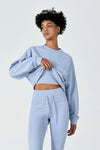 CloudFleece™ Cropped Crew Pullover - SALTUM SPORTS