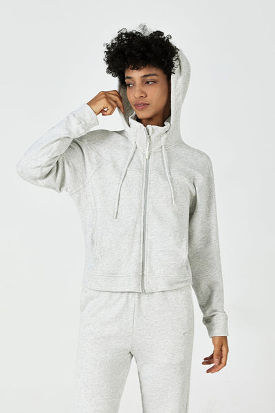 Cropped Zip Hoodie - SALTUM SPORTS