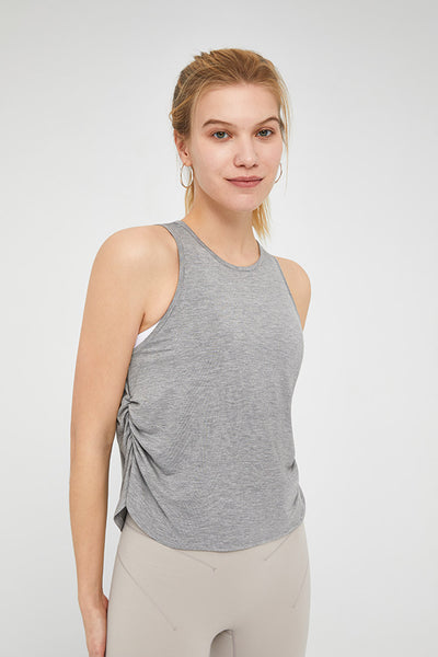 High Neck Workout Tank Top - SALTUM SPORTS