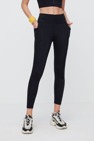 7/8 High Waist Workout Legging with Side Pockets - SALTUM SPORTS