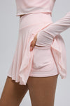 Sheer Mesh Pleated Skirt - SALTUM SPORTS