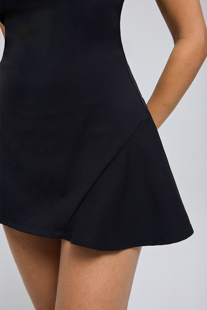 FlexEase™ 2.0 Short Sleeve Tennis Dress with Shorts-saltumsports.com