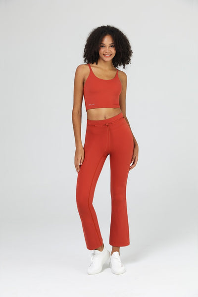 Saltumsports.com Tank Top & Tummy Control Drawstring Flare Set 7 8 leggings LULU ALO 