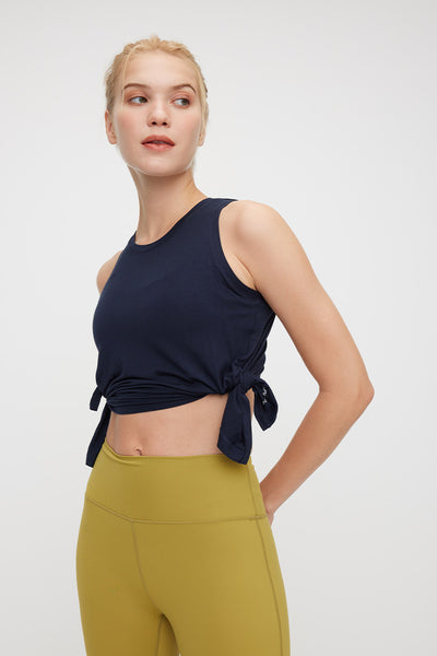 Workout Tie Knot Tank Tops for Women - SALTUM SPORTS