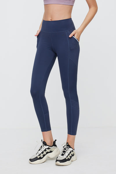 7/8 High Waist Workout Legging with Side Pockets - SALTUM SPORTS