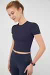 Crop Finesse Short Sleeve - SALTUM SPORTS